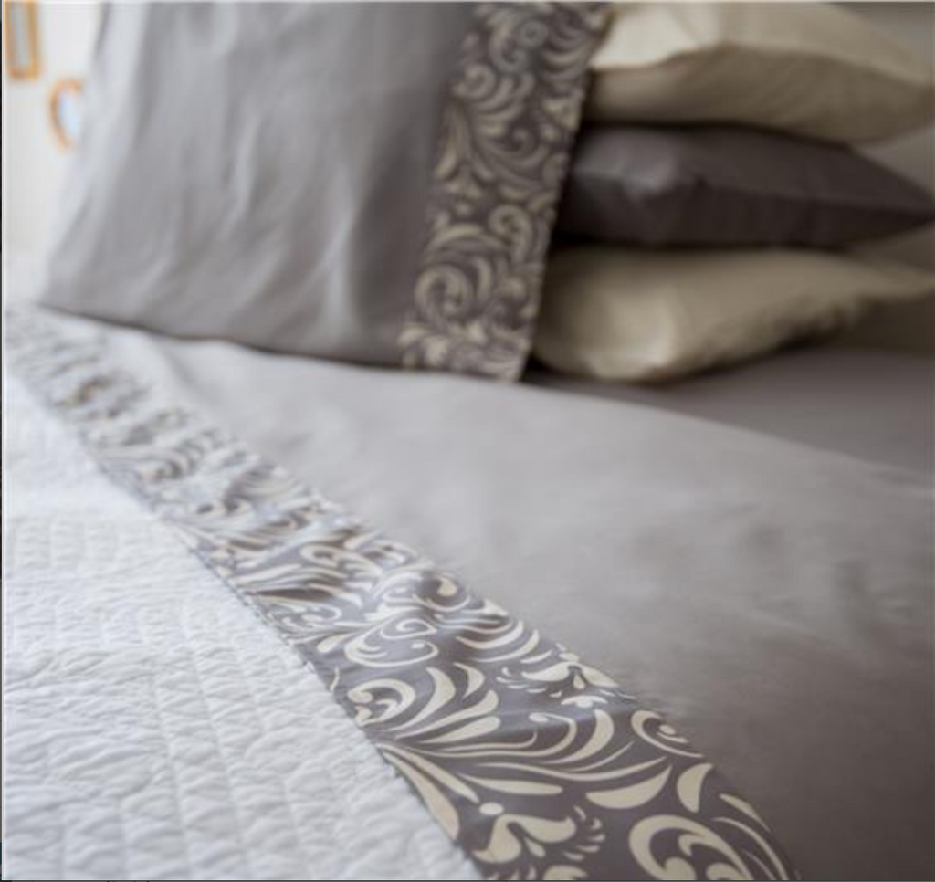 Sposh Nouveau Microfiber Sheet Set Harbor Luxury Bedding